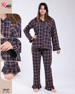 Pyjama Femme à Carreaux – Confort et Élégance