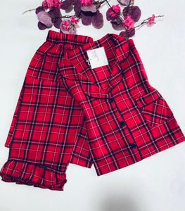 Pyjama Femme à Carreaux – Confort et Élégance