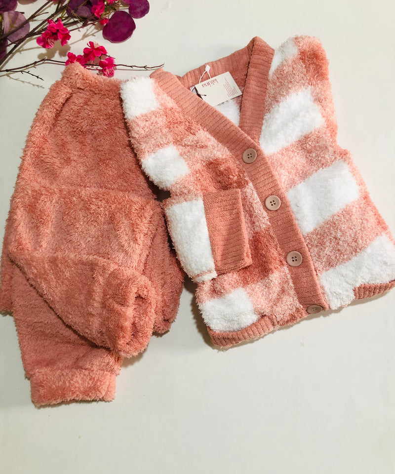 (Copie) 🧡 Pyjama 2 Pièces Femme en Polaire – Ultra Doux & Hyper Confort (Couleur Saumon) 🧡