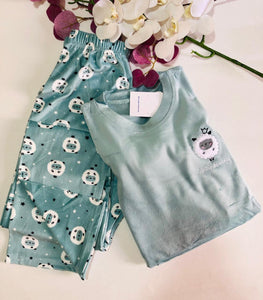 pyjama femme velours manche langue