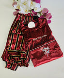pyjama femme en velours satiné manche langues