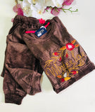 Pyjama en Velours Marron