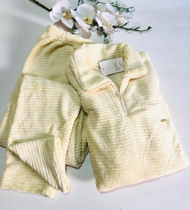 Pyjama Polaire en Velours Ultra-Confort – Ensemble Deux Pièces ✨🧸