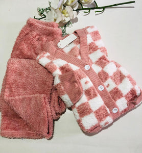 Pyjama Douillet en Polaire - Modèle Check & Confort