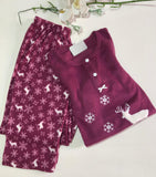 Pyjama Femme en Tissu Polaire - Douceur et Chaleur pour Vos Soirées Cocooning