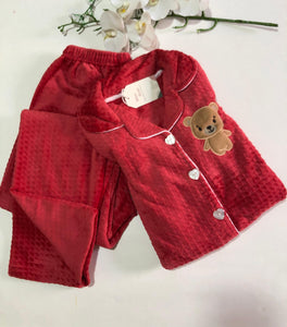 Pyjama Femme en Velours Doux - Élégance et Confort au Quotidien