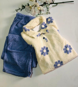 Pyjama Femme en Polaire Douce - Confort et Chaleur