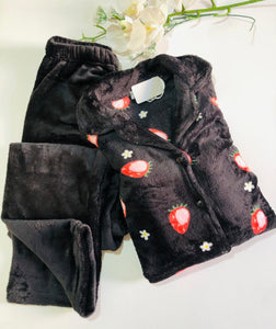 Pyjama Polaire Femme - Couleur Noire Élégante 🖤