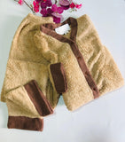Pyjama Polaire Femme – Douceur et Élégance Beige 🤍