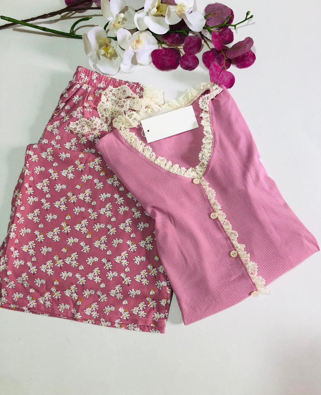 Pyjama Femme en Coton et rayon – Élégance et Douceur