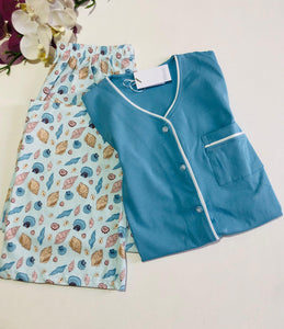 Pyjama "Coco" en Coton – Confort et Simplicité à Porter au Quotidien