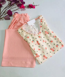 Pyjama Lina mode- Confort Douillet et Style Intemporel