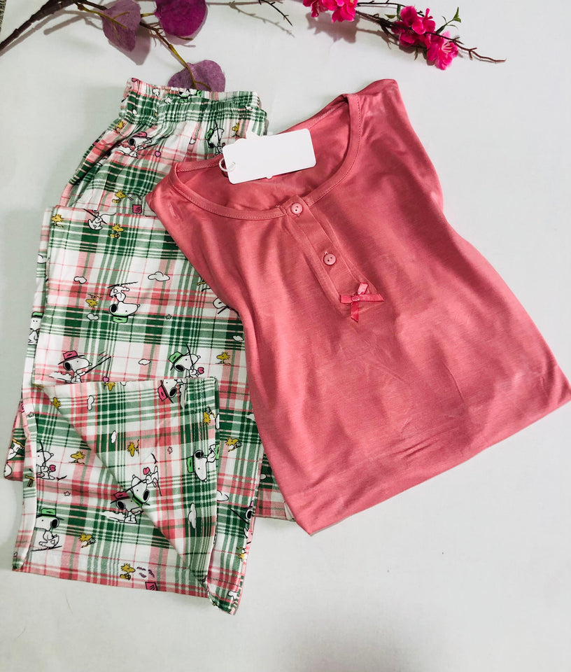 Pyjama Femme "MISS" - Confort Élégant en Coton
