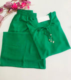 Pyjama Pantalon Femme MISS & Élégance Bohème en Tissu Rayon