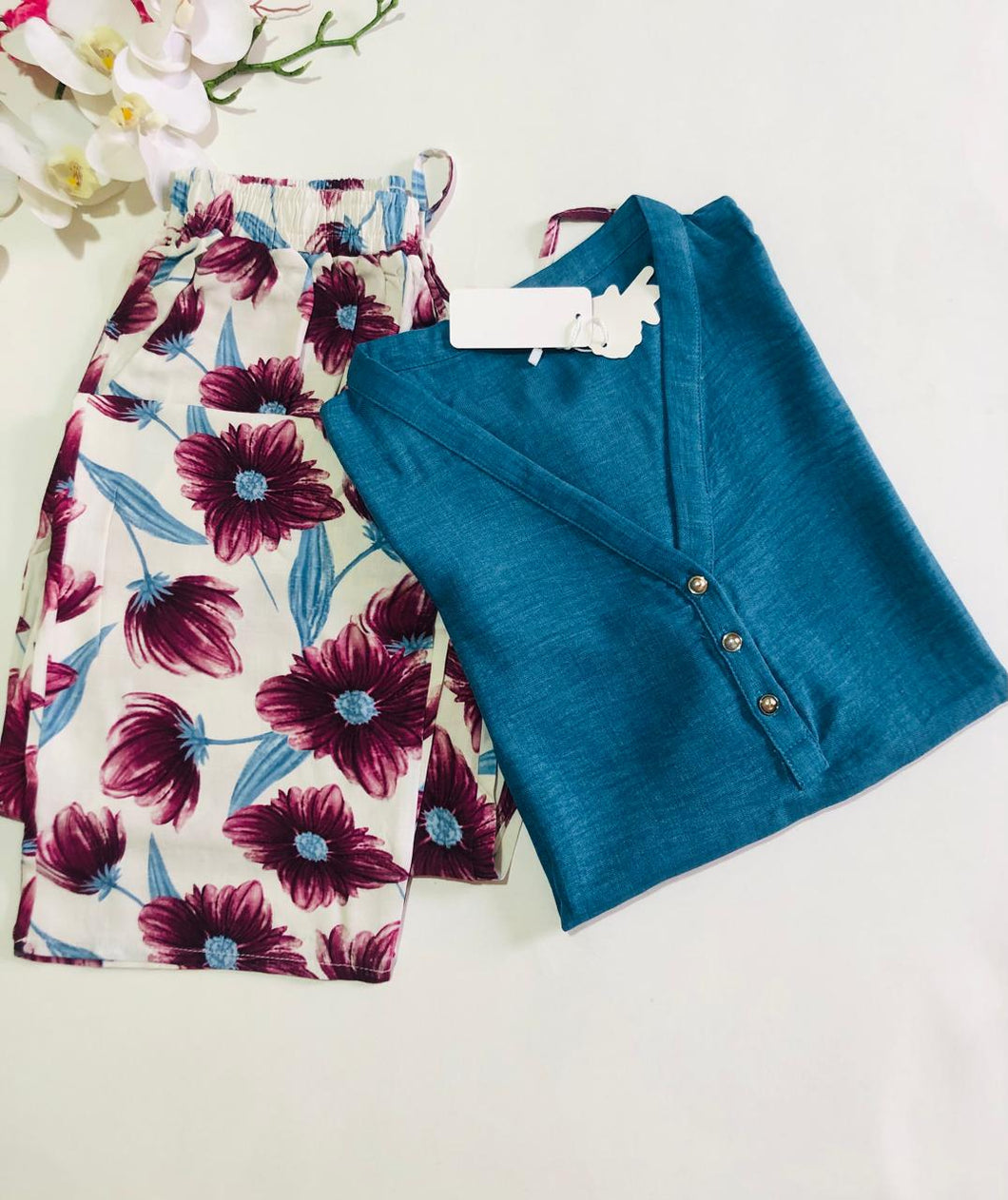 Pyjama Femme MISS en Tissu Doux - Confort Ultime - Confort Ultime - (Tailles M à XXL)