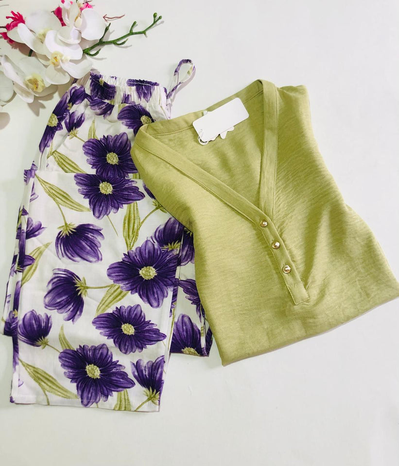 Pyjama Femme MISS en Tissu Doux - Confort Ultime - Confort Ultime - (Tailles M à XXL)