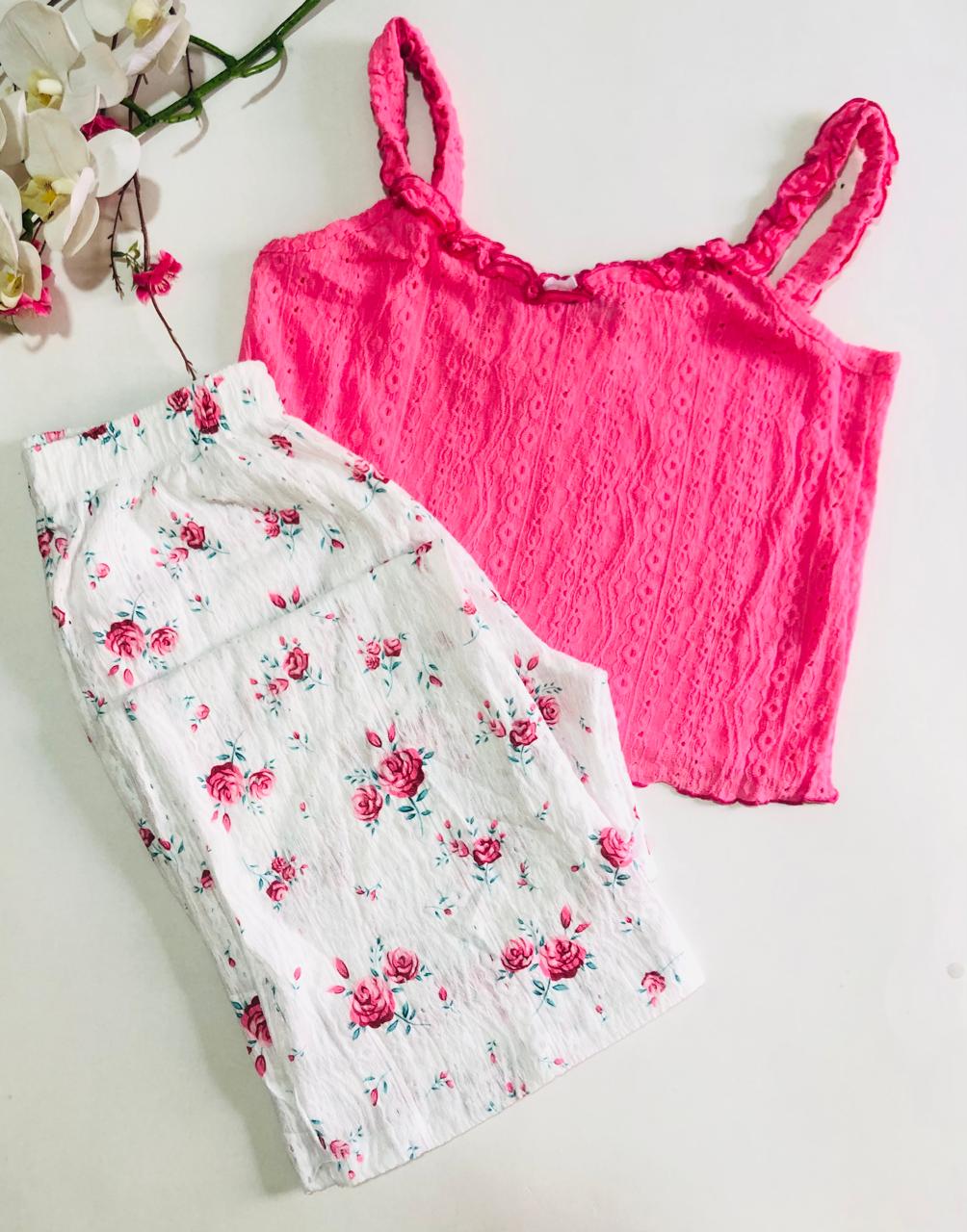 Pyjama Femme Deux Pièces – Confort & Élégance Florale 🌸
