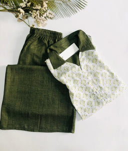 Pyjama Pantalon "MISS" en Rayon – Confort et Élégance pour vos Nuits Douillettes