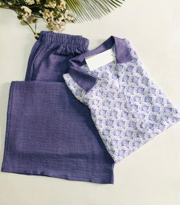 Pyjama Pantalon "MISS" en Rayon – Confort et Élégance pour vos Nuits Douillettes