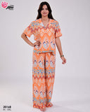 Pyjama Pantalon Femme MISS - Élégance et Confort en Tissu Rayon