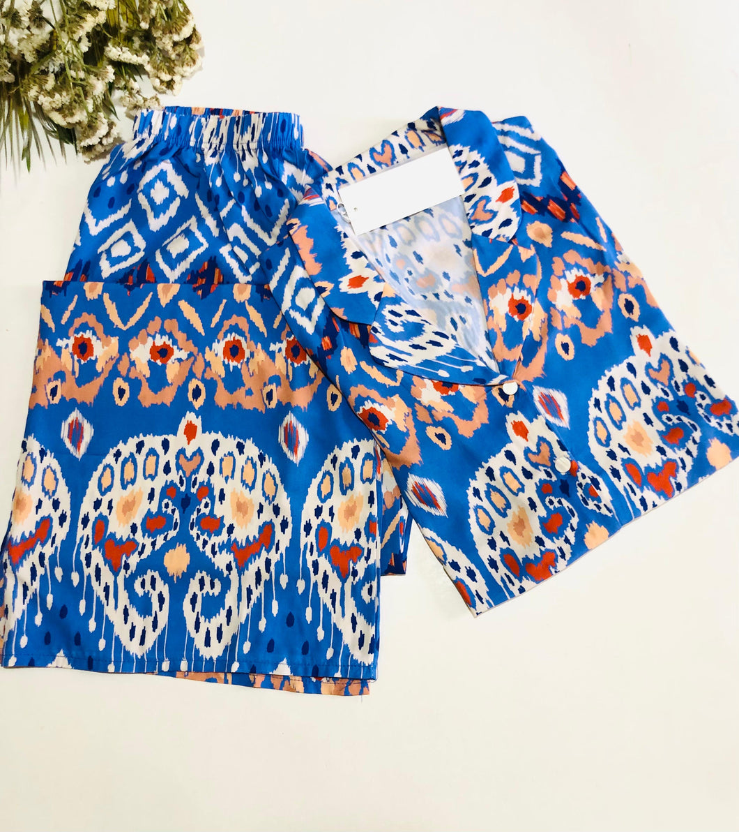 Pyjama Pantalon Femme MISS - Élégance et Confort en Tissu Rayon
