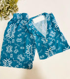 🌸 Pyjama Femme Demi-Manche en Rayon – Confort et Style pour Vos Nuits 🌙