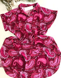 Pyjama Femme Demi-Manches – Tissu Rayonne Léger & Motifs Vibrants 🌺