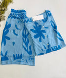 Pyjama Femme Demi-Manches – Blue Serenity 💙