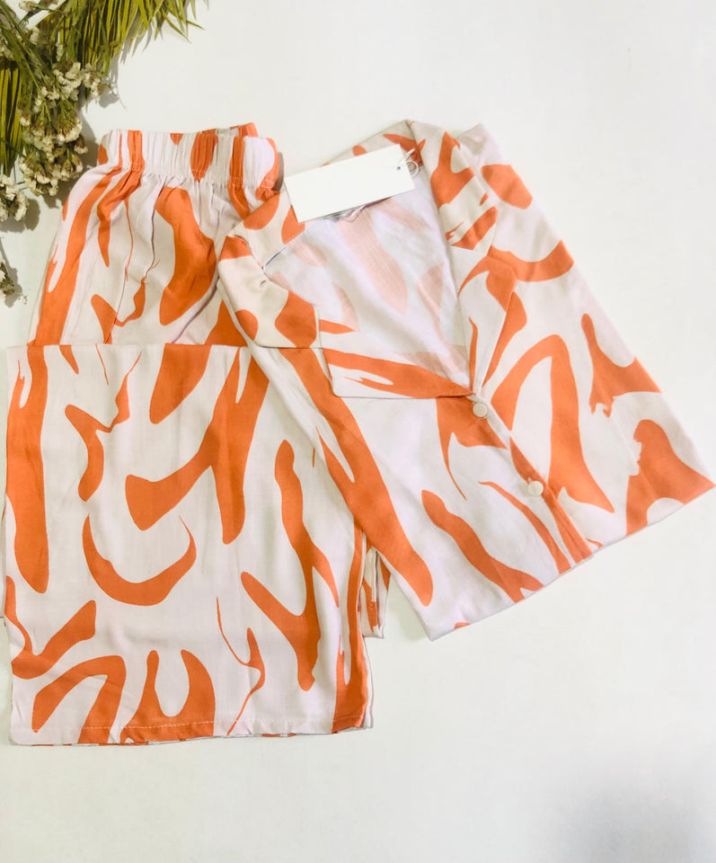 Description du Pyjama Femme Demi-Manches en Rayon