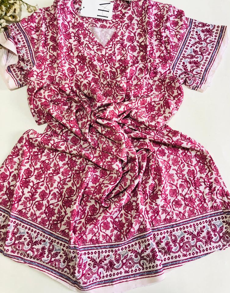 Pyjama Robe Femme  - Douceur et Élégance en Rayon