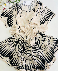 🖤 Robe de Nuit Femme en Tissu Rayon – Élégance Bohème et Confort Absolu 🖤