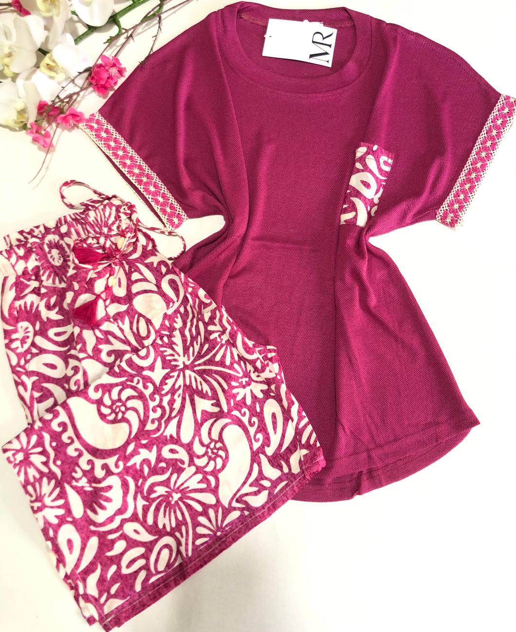Pyjama Femme Décontracté – Élégance Bohème et Confort Absolu