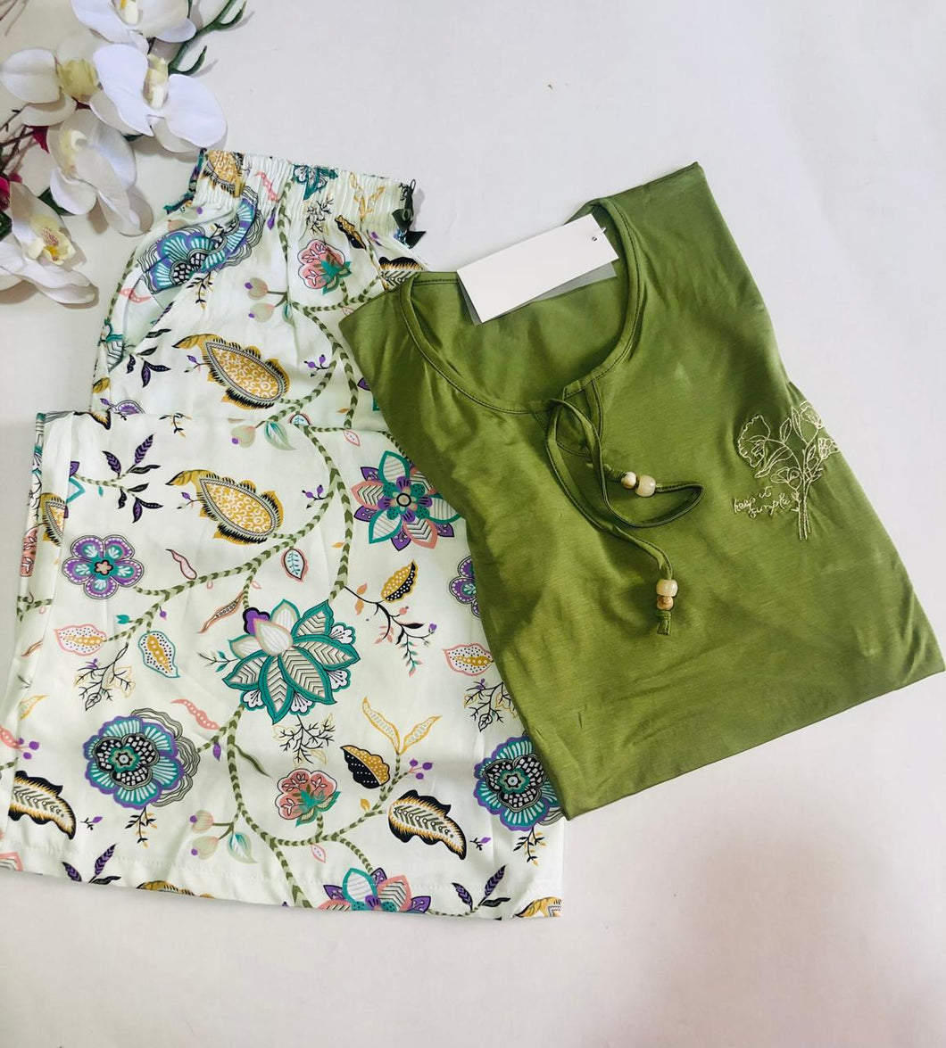Pyjama Femme Grande Taille – Élégance Verte &; Détente 🍃