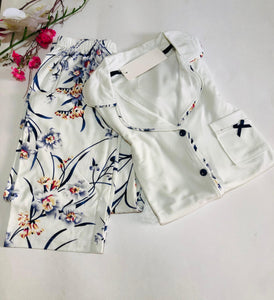 ✨ Pyjama Femme en Coton Tricoté – Élégance & Confort Vert d’Eau 💦💙