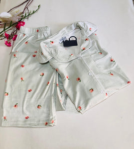 ✨ Pyjama Femme en Velours – Confort & Élégance en Vert d’Eau 💦💚