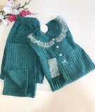 Pyjama Femme 2 Pièces en Tricot – Style Doux & Féminin