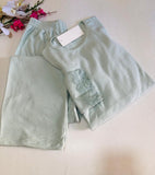 Pyjama Femme 2 Pièces en Tricot –manche langue