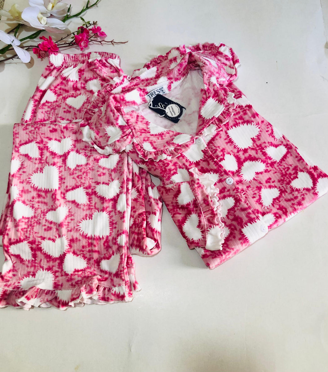 ✨ Pyjama Femme en Velours – Douceur & Élégance en Rose 🌸