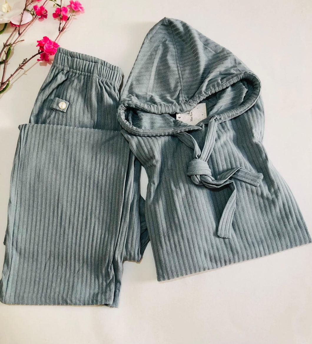 💙 Pyjama Femme en Fibre de Coton Bleu – Douceur & Style 💙