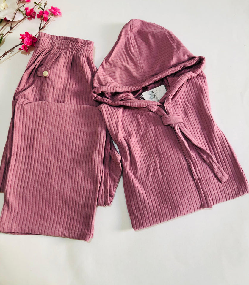 🌸 Pyjama Femme en Fibre de Coton Rose – Douceur &amp; Confort 🌸