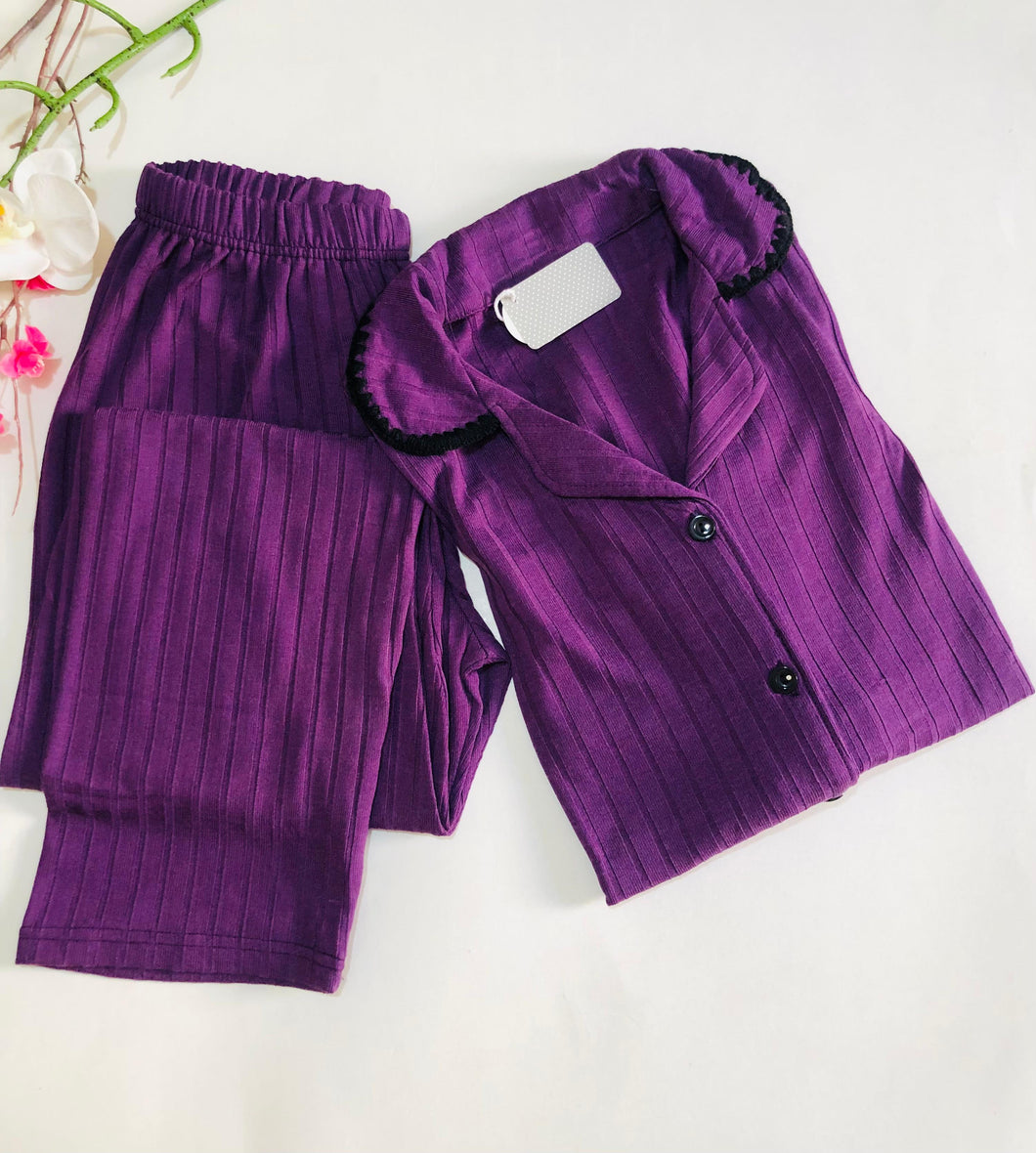 Pyjama Femme Tricoté - Confort et Élégance pour vos Soirées Douillettes