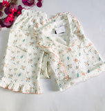 🌼 Pyjama Femme en Coton Doux – Confort &amp; Élégance 🌼