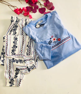 🌙 Pyjama Femme "TRESS" - Luxe &Douceur en Velours 🌟