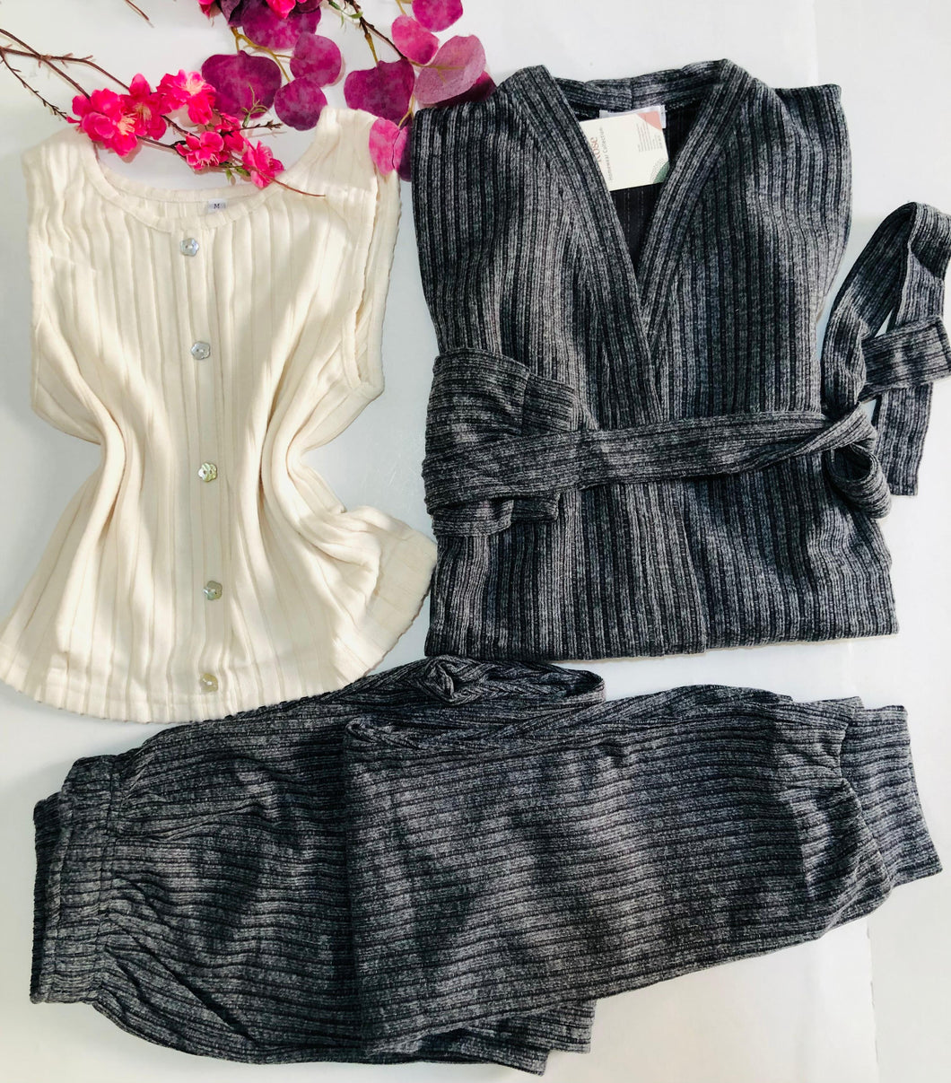 Pyjama trois pièces 