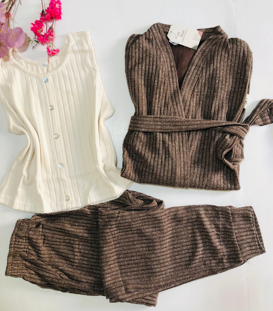 Pyjama trois pièces 