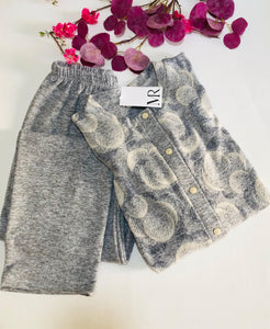 Pyjama Femme Hiver – Couleur Gris | Doux, Chic & Confort Absolu ❄️