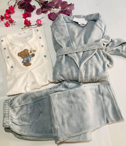 Pyjama Femme 3 Pièces – Ultra Doux, Chaud & Confort Absolu ❄️✨