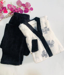 Pyjama Femme en Tissu Polaire Ultra Doux ❄️🤍