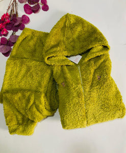 🌿 Pyjama Femme en Polaire avec Capuche – Confort & Chaleur Hivernale ❄️