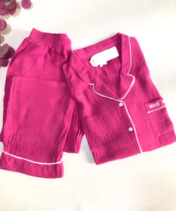 Ensemble Pyjama Femme – Confort ; Élégance manche langue